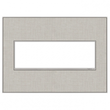 Legrand AWM3GTL4 - adorne True Linen Three-Gang Screwless Wall Plate
