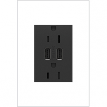 Legrand ARTRUSB153G4 - adorne Dual-USB Outlet , Graphite