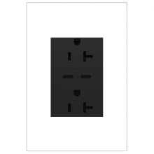 Legrand ARTRUSB20PD30G4 - adorne 20A Tamper-Resistant Ultra-Fast Plus Power Delivery USB Type-C/C Outlet, Plus-Size