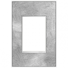 Legrand AWM1G3SP4 - adorne Spiraled Stainless One-Gang-Plus Screwless Wall Plate