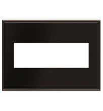 Legrand AWC3GOB4 - adorne Oil-Rubbed Bronze Three-Gang Screwless Wall Plate