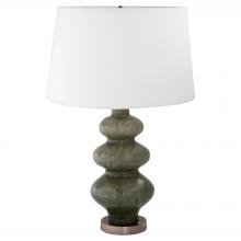Cyan Designs 12228 - Cerelia Table Lamp | Pearlescent Celadon | Antique Silver | Off-White