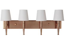 Craftmade 44604-SB - Ella 4 Light Vanity in Satin Brass