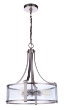 Craftmade 55395-BNK - Elliot 5 Light Pendant in Brushed Polished Nickel