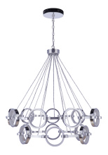 Craftmade 59315-CH-LED - Context 15 Light LED Chandelier in Chrome