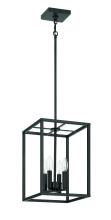 Craftmade 60634-FB - Signature Foyer 4 Light 14" Foyer in Flat Black