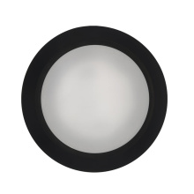 Bulbrite 773278 - 25W LED 10" ROUND DISC LIGHT 3000K BLACK STEEL WITH PIGTAIL JA8