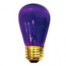 Bulbrite 701511 - 11W S14 SIGN TRANSPARENT PURPLE E26 130V