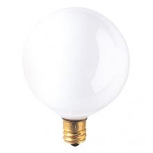 Bulbrite 391015 - 15W G16 GLOBE WHITE E12 120V