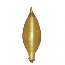 Bulbrite 430125 - 25W C11 SPUNLITE AMBER E12 130V