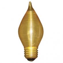 Bulbrite 431140 - 40W C15 SPUNLITE AMBER E26 130V