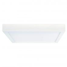 Bulbrite 773158 - 20W LED 9'' FLUSH MOUNT WHITE SQUARE DIMMABLE JA8 2700K 120V