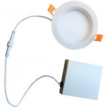 Bulbrite 773210 - 9W LED 4" RECESSED DOWNLIGHT W/ METAL JBOX WHITE ROUND DIMMABLE 80CRI 2700K 120V