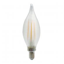 Bulbrite 776590 - 4W LED C11 2700K FILAMENT E12 SATIN SPUNLITE FULLY COMPATIBLE DIMMING