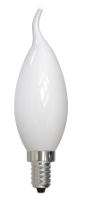 Bulbrite 776942 - 4W LED CA10 2700K FILAMENT MILKY E12 FULLY COMPATIBLE DIMMING