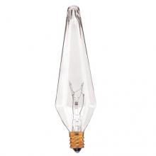 Bulbrite 480140 - 40W PRISM CLEAR E12 120V 2PK BLISTER