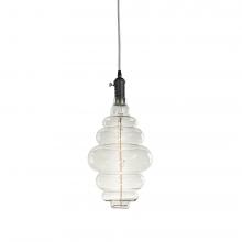 Bulbrite 810118 - 4W LED BEEHIVE SHAPED GRAND 2200K FILAMENT W/ VINTAGE GUNMETAL PENDANT