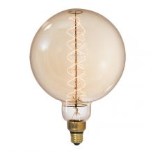 Bulbrite 137401 - 60W GLOBE SHAPED GRAND NOSTALGIC SPIRAL E26 120V