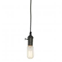 Bulbrite 810095 - VINTAGE GUNMETALPENDANT W/ 40W T14 NOSTALGIC THREAD E26 120V