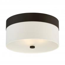 Crystorama 293-DB - Libby Langdon Grayson 16'' Dark Bronze Flush Mount