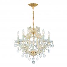 Crystorama 4405-GD-CL-MWP - Maria Theresa 20'' Hand Cut Crystal Gold Chandelier