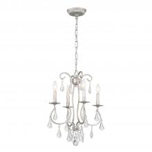Crystorama 5014-OS-CL-S - Ashton 16'' Swarovski Strass Crystal Olde Silver Chandelier