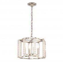 Crystorama 8854-PN - Carson 16'' Polished Nickel Chandelier