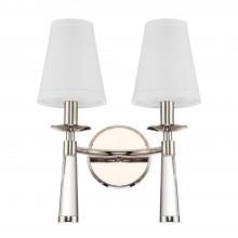 Crystorama 8862-PN - Baxter 12'' Polished Nickel Sconce