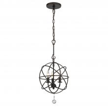 Crystorama 9225-EB - Solaris 12.5'' English Bronze Chandelier