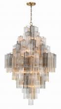 Crystorama ADD-319-AG-AU - Addis 31.5'' Aged Brass Chandelier
