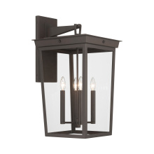 Crystorama BEL-A8064-TZ - Belmont 14'' Twilight Bronze Outdoor Sconce
