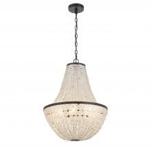 Crystorama BRI-3006-DB - Brielle 18'' Dark Bronze Chandelier