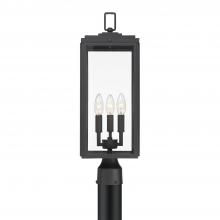 Crystorama BYR-80109-MK - Byron 7.5'' Matte Black Outdoor Post