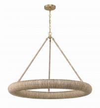Crystorama OAK-7538-SG - Oakley 32'' Integrated LED Soft Gold Chandelier