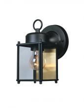 Designers Fountain 1161-BK - Preston 8" 1-Light Outdoor Wall Lantern