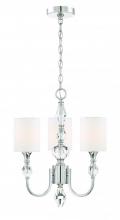 Designers Fountain 89983-CH - Evi 16.75" 3-Light Chandelier