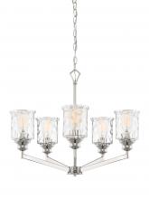 Designers Fountain 96385-PN - Drake 5 Light Chandelier