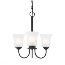 Designers Fountain D278M-3CH-MB - Bronson 18" 3-Light Chandelier