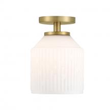 Designers Fountain D288M-SF-BG - Ele 7.25" 1-Light Semi-Flush