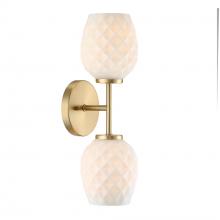 Designers Fountain D289M-2WS-BG - Dita 17" 2-Light Wall Sconce