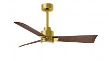 Matthews Fan Company AKLK-BRBR-WN-42 - Alessandra-42" Three Blade Transitional Ceiling Fan-5CCT Integrated LED-Brushed Brass Finish