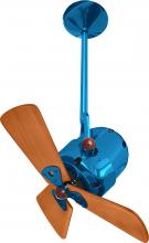 Matthews Fan Company BD-LTBLUE-WD - Bianca Direcional - Directional Ceiling Fan - Agua Marinha Finish - Wood Blades