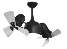 Matthews Fan Company DGLK-BK-WDBW - Dagny LK-Rotational Ceiling Fan-Integrated LED-Matte Black Finish-Barn Wood Tone Wood Blades