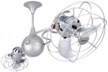 Matthews Fan Company IV-BN-MTL-DAMP - Italo Ventania - Rotational Ceiling Fan - Brushed Nickel Finish Metal Blades
