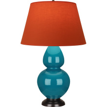 Robert Abbey 1752T - Peacock Double Gourd Table Lamp
