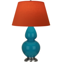 Robert Abbey 1753T - Peacock Double Gourd Table Lamp