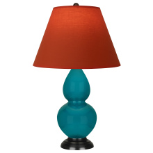 Robert Abbey 1772T - Peacock Small Double Gourd Accent Lamp