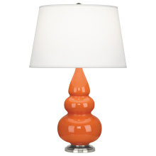 Robert Abbey 282X - Pumpkin Small Triple Gourd Accent Lamp