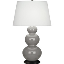 Robert Abbey 339X - Smokey Taupe Triple Gourd Table Lamp