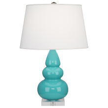 Robert Abbey A292X - Egg Blue Small Triple Gourd Accent Lamp